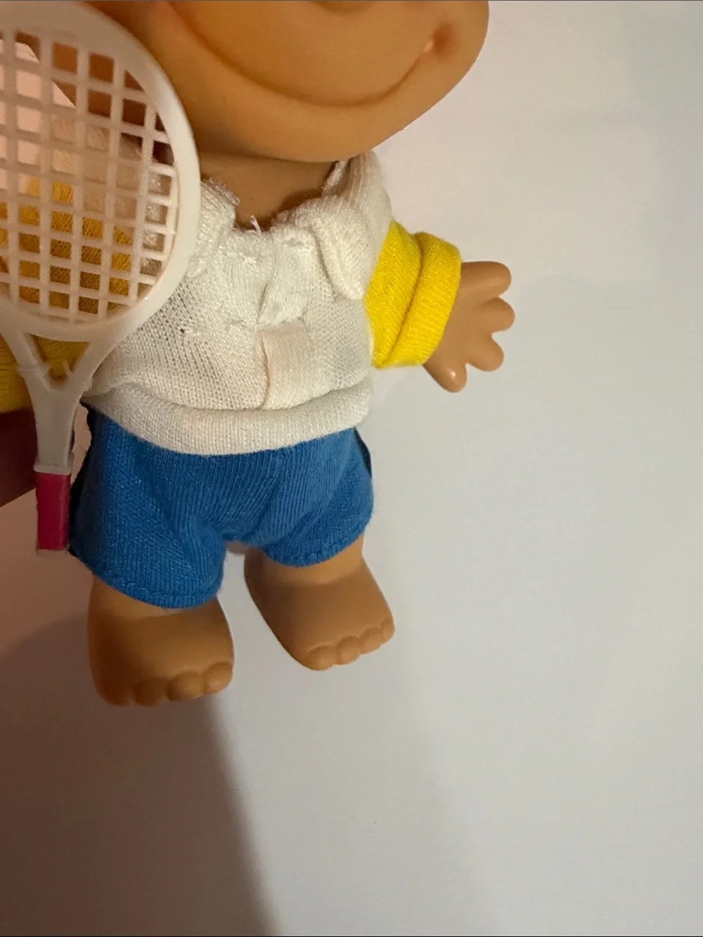 Russ Berrie My Lucky Tennis Player troll doll